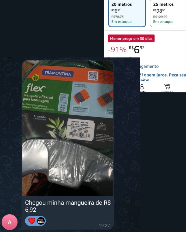 Compra com desconto de um membro