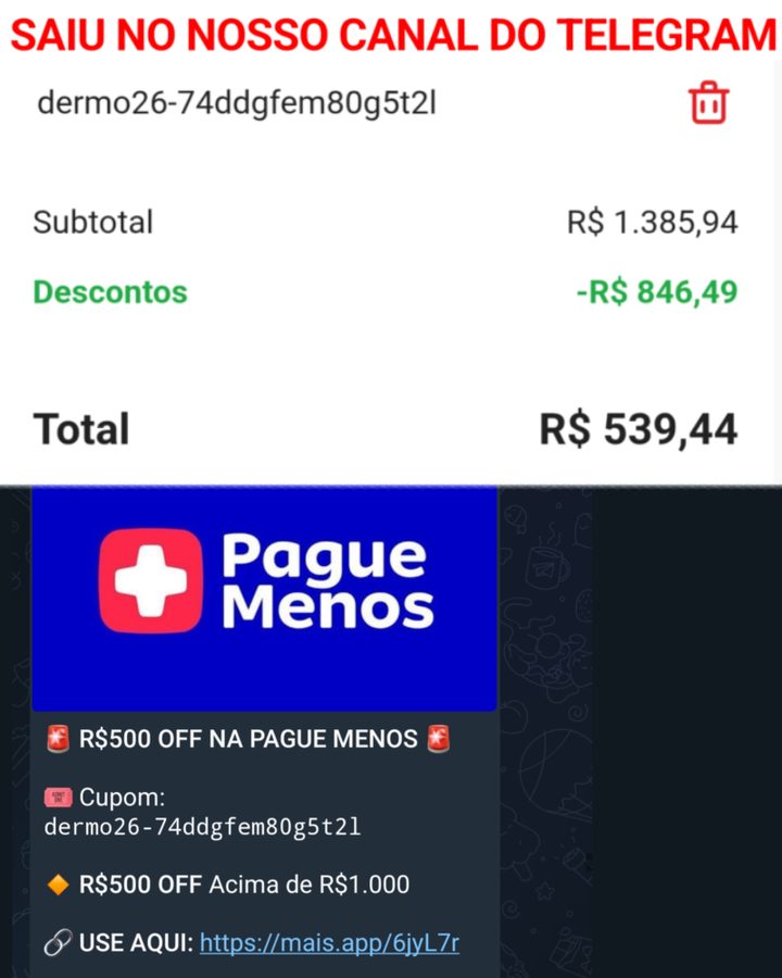 Compra com desconto de um membro
